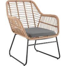 cumberland tan gray outdoor loveseat set   