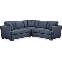 curious eclipse  pc sectional with left facing loveseat   