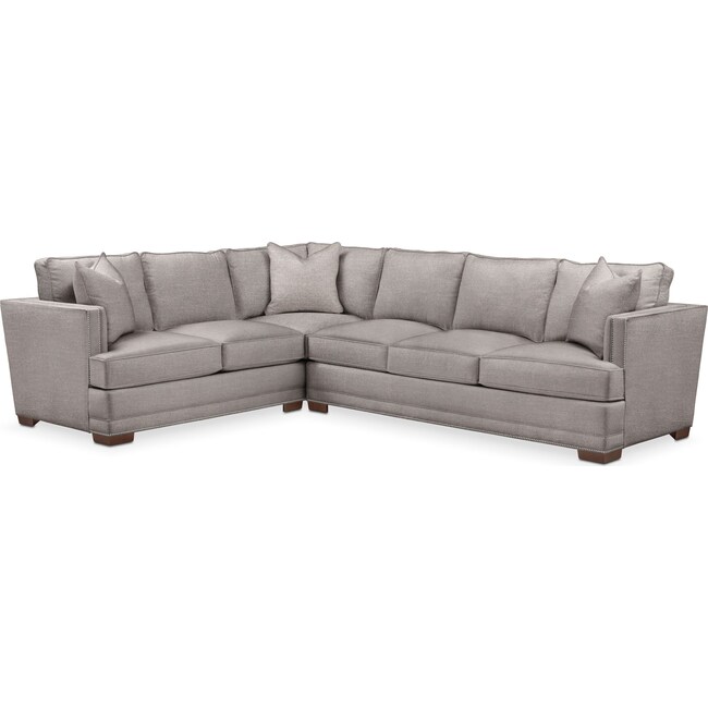 Living Room Furniture - Arden 2-Piece Large Sectional