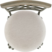 curves gray counter height stool   