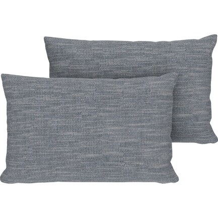 2-Pack Custom 14" x 22" Pillows - Dudley Indigo