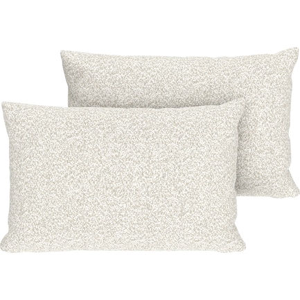 2-Pack Custom 14" x 22" Pillows - Muse Stone