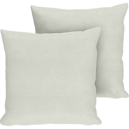 2-Pack Custom 24" x 24" Pillows - Dudley Gray