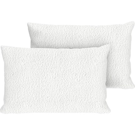 2-Pack Custom 14" x 22" Pillows - Bloke Snow