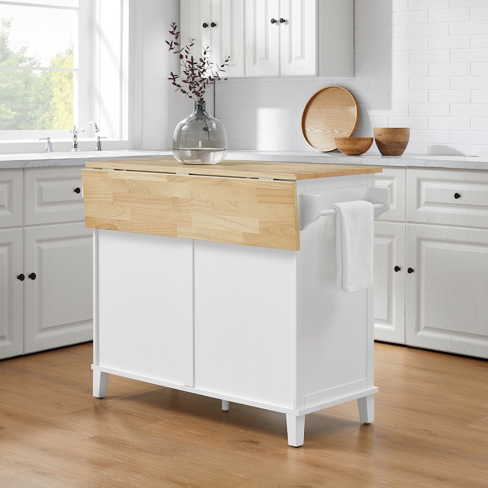 cutler white kitchen island   