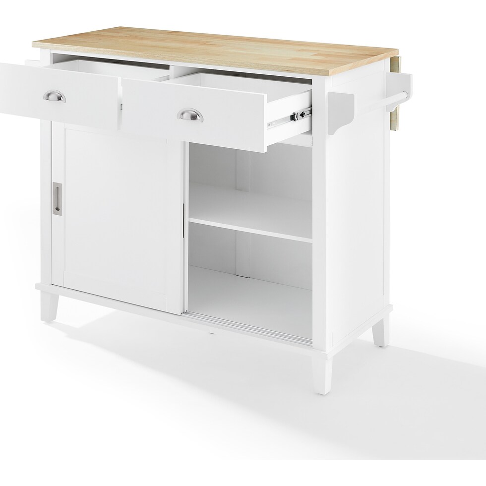 cutler white kitchen island   