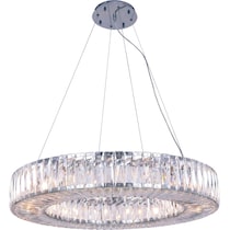cuvette silver chandelier   