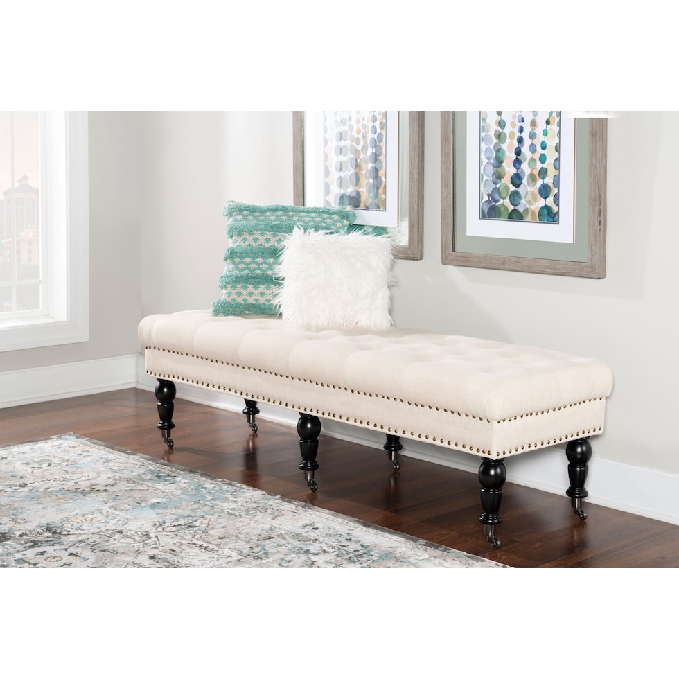 cynthia natural bench   