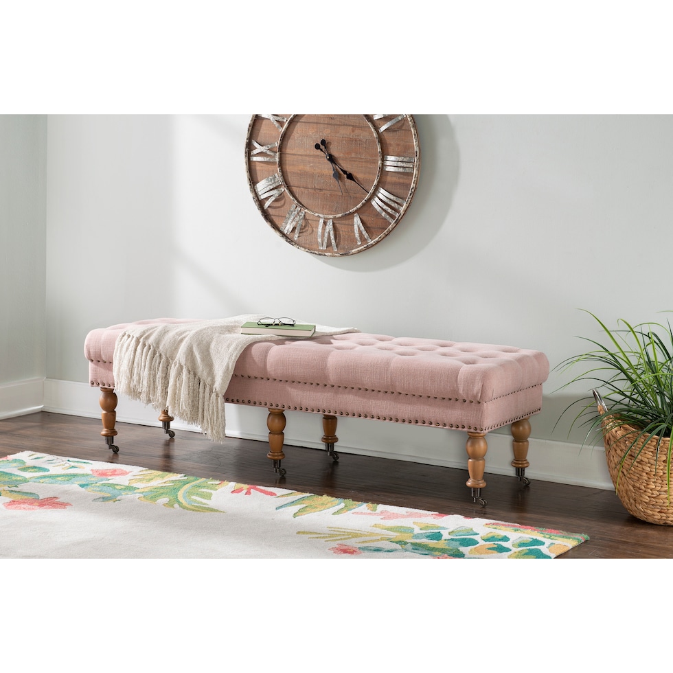cynthia pink bench   