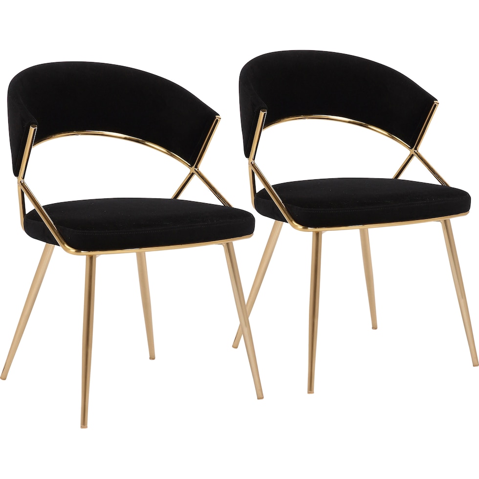 cyntia black chair   