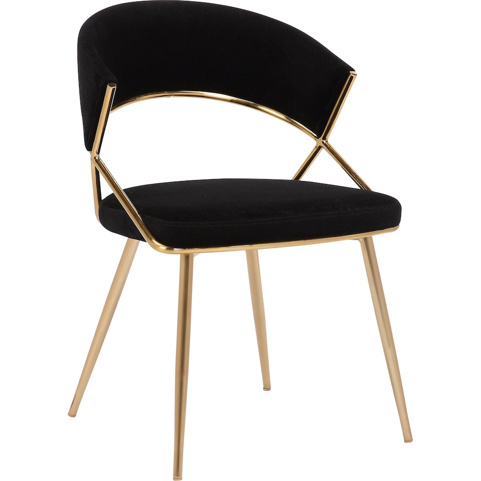 cyntia black chair   