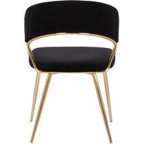 cyntia black chair   