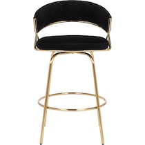 cyntia black counter height stool   