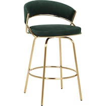 cyntia green counter height stool   