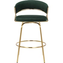 cyntia green counter height stool   