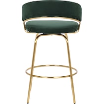 cyntia green counter height stool   