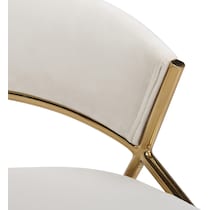 cyntia white counter height stool   