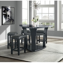 cypher gray counter height stool   