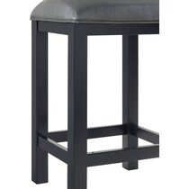 cypher gray counter height stool   