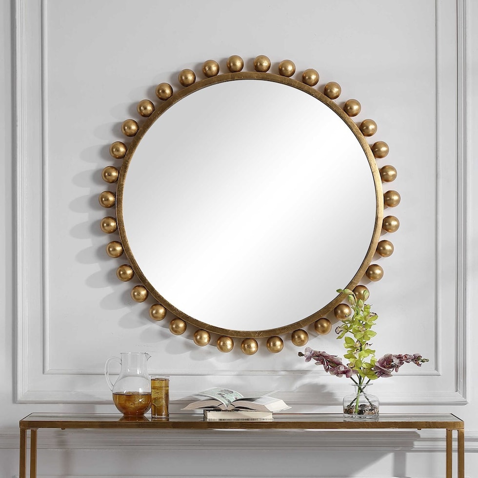 cyra gold mirror   