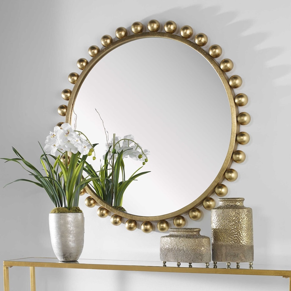 cyra gold mirror   