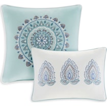 cyrene blue california king bedding set   
