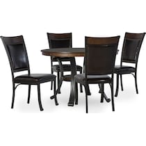 cyril dark brown  pc dining room   