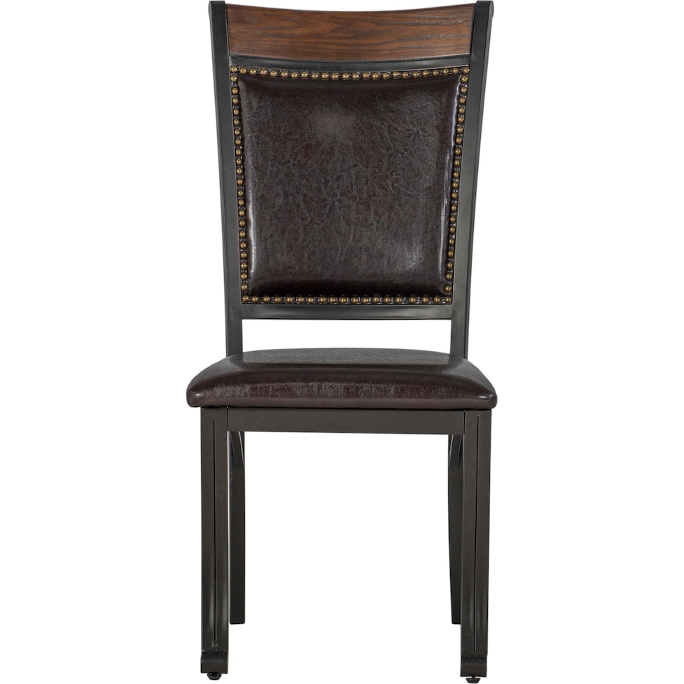 cyril dark brown chair   