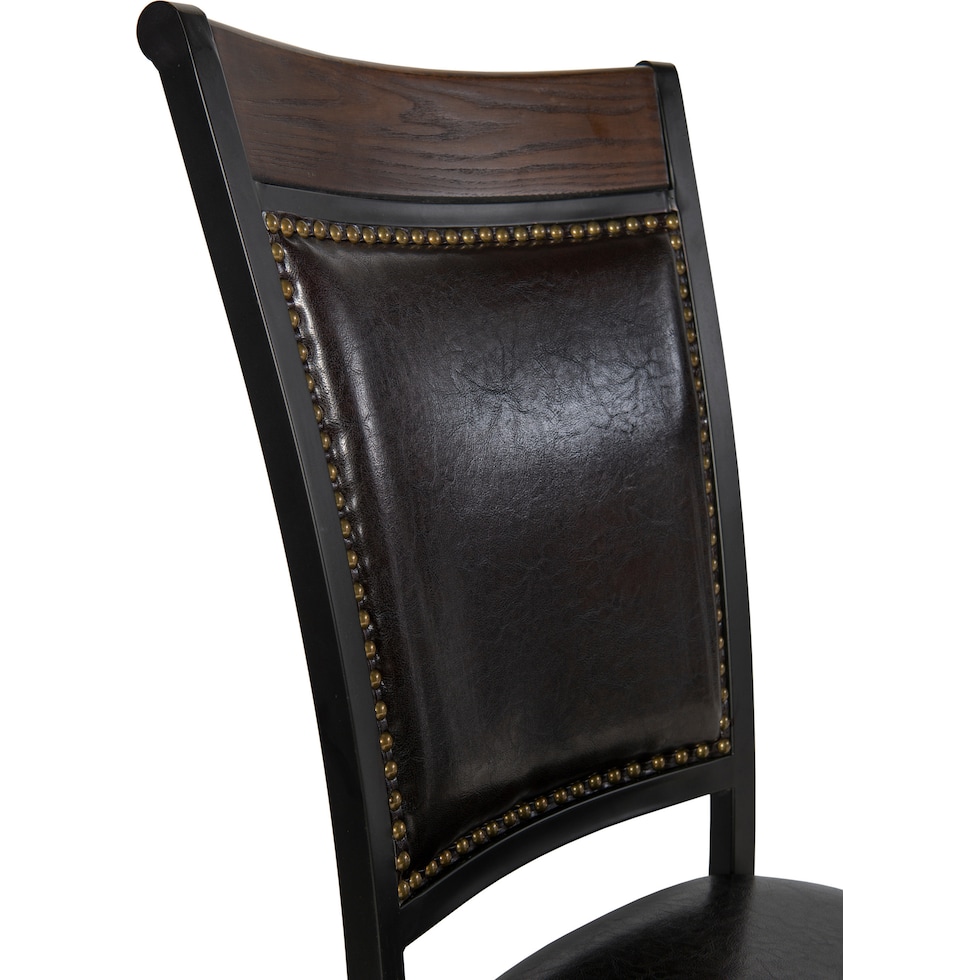 cyril dark brown chair   