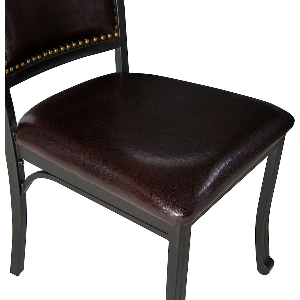 cyril dark brown chair   