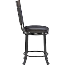 cyril dark brown counter height stool   