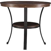 cyril dark brown dining table   