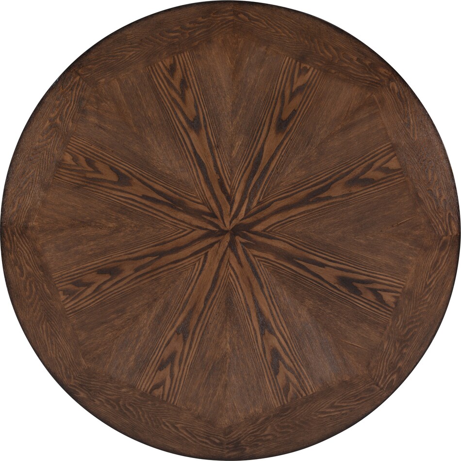 cyril dark brown dining table   