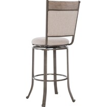 cyril gray bar stool   