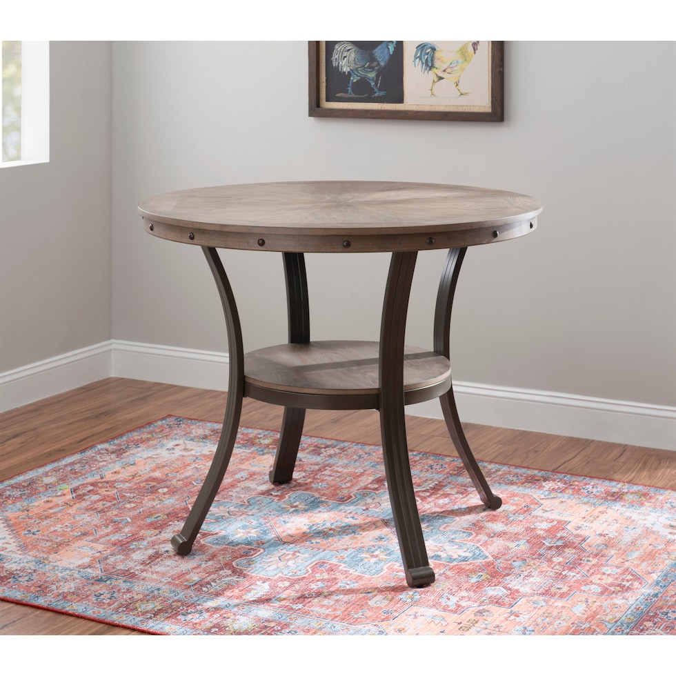 cyril gray counter height table   