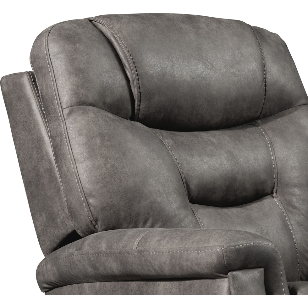 cyrus gray recliner   