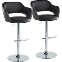 daina black bar stool   