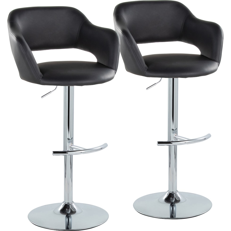 daina black bar stool   