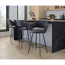 daina black counter height stool   