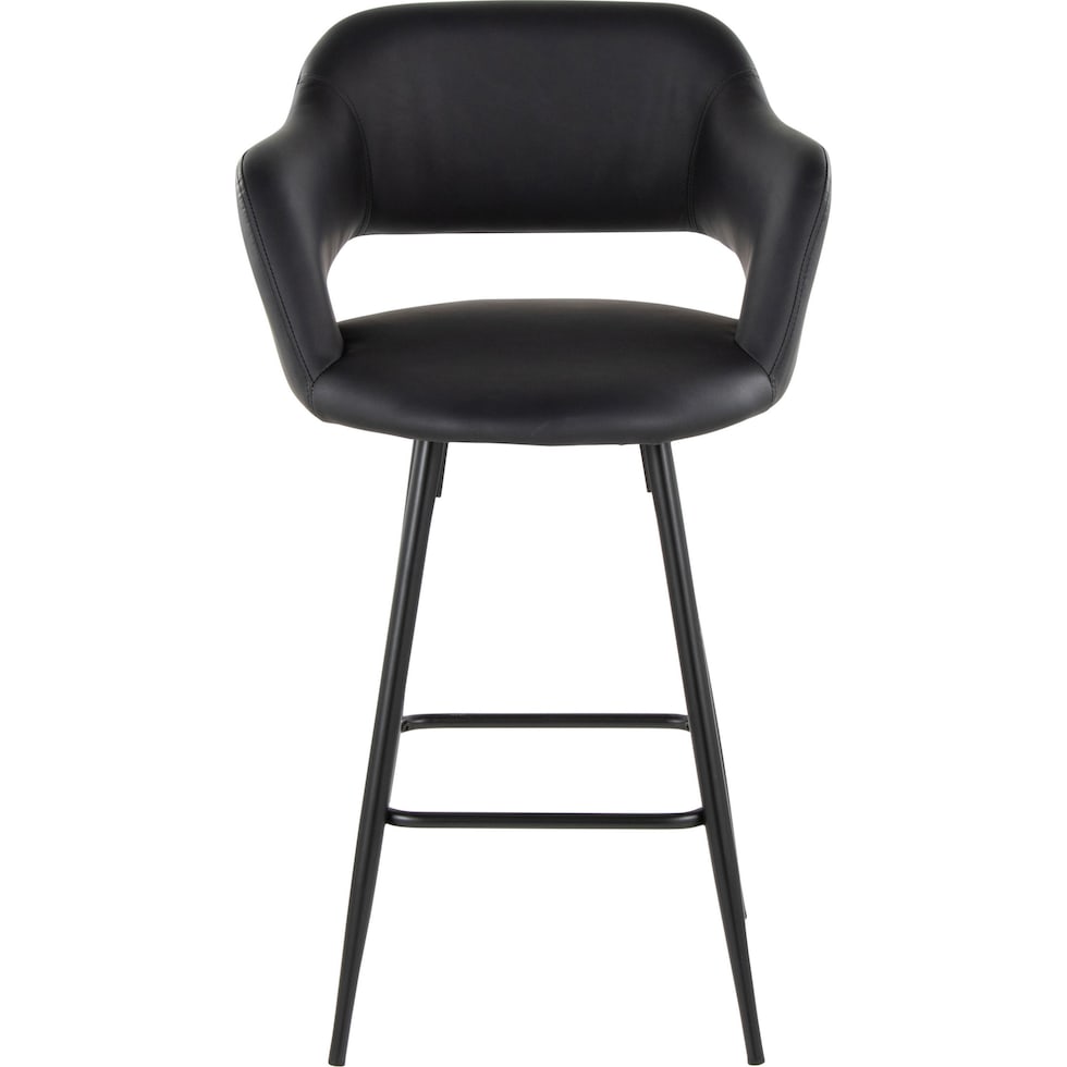 daina black counter height stool   