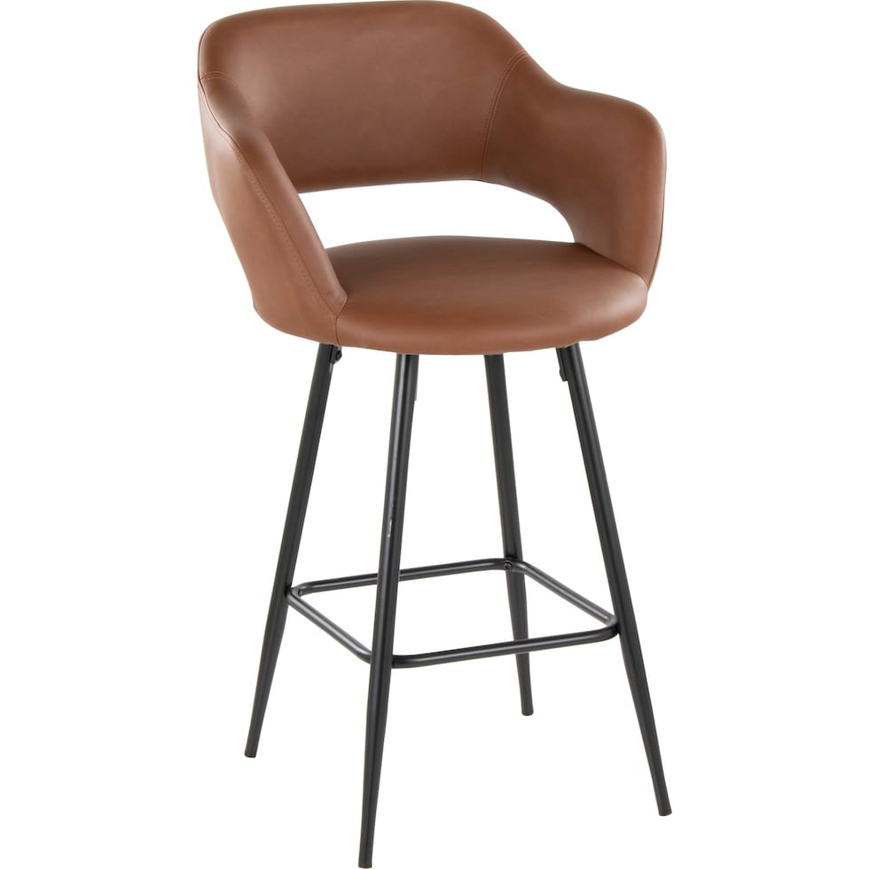 daina brown black counter height stool   