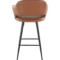 daina brown black counter height stool   