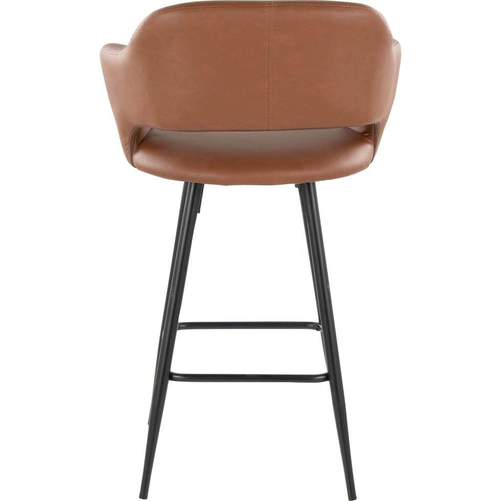 daina brown black counter height stool   