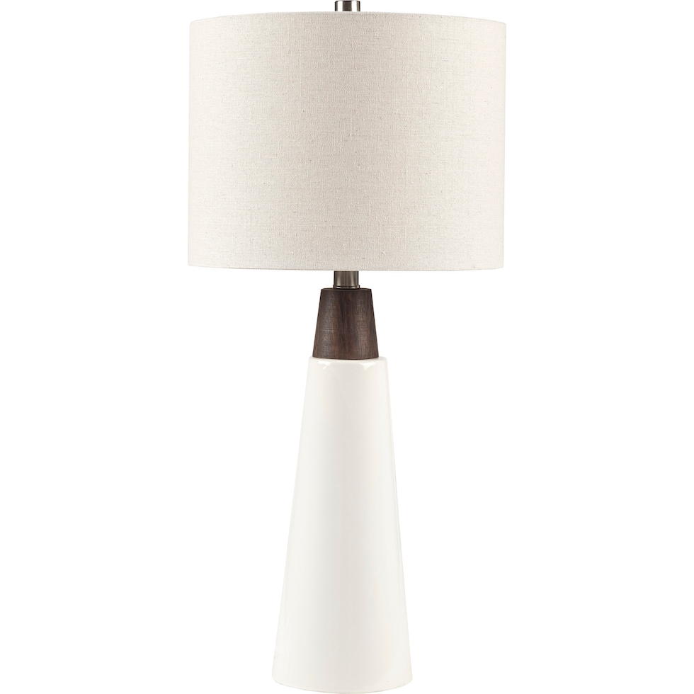 daize white table lamp   