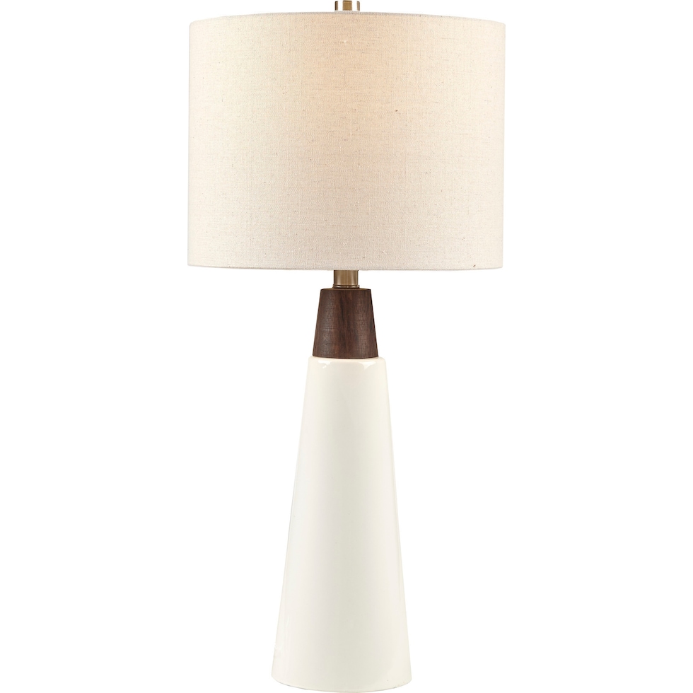 daize white table lamp   