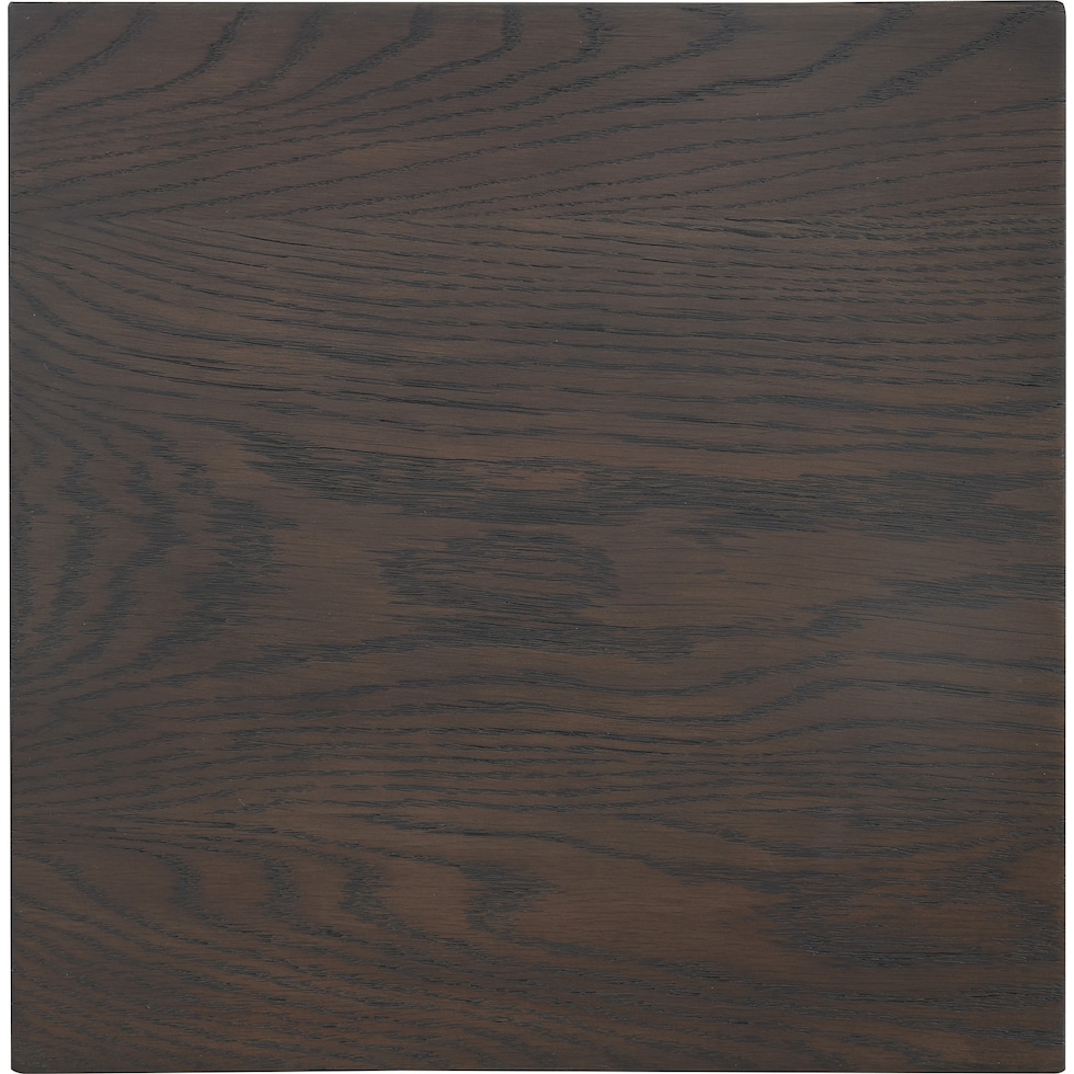 dala dark brown side table   