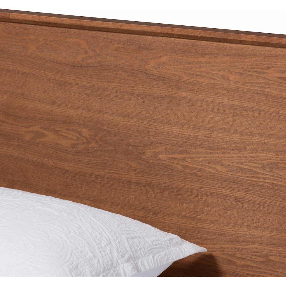 dalal dark brown twin bed   