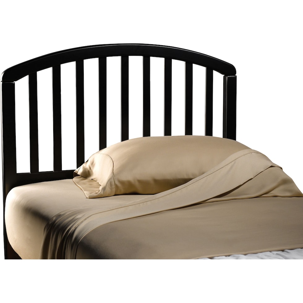 daliah black full queen headboard   