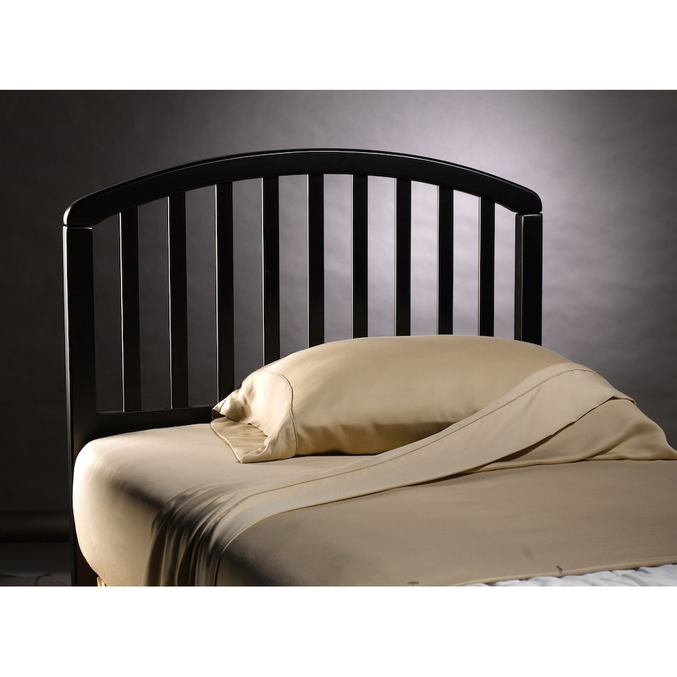 daliah black full queen headboard   