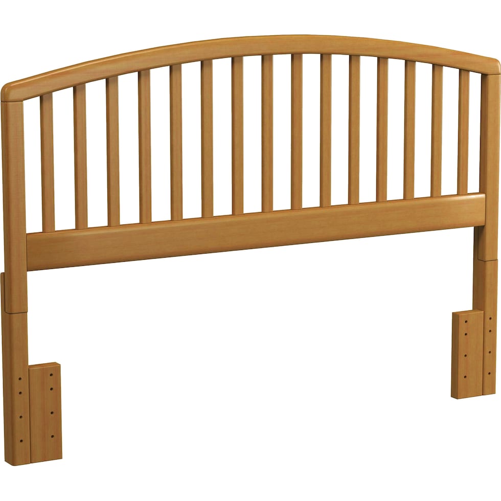 daliah light brown full queen headboard   